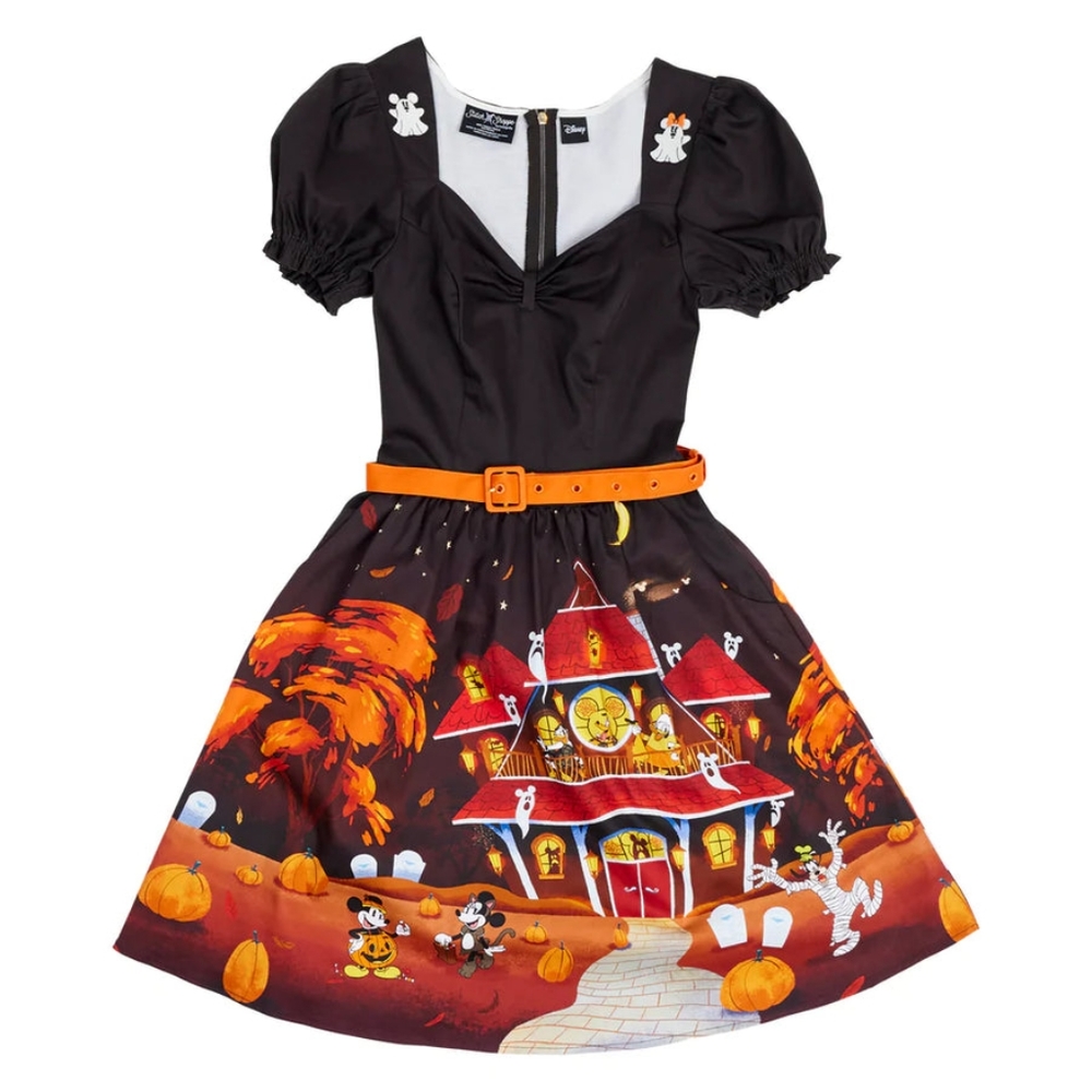 Halloween Mickey and Minnie Dress Stitch Shoppe